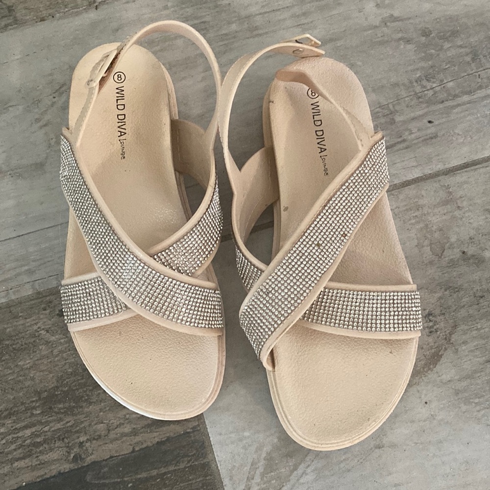 I WANT ALL THE GLITTER-BEIGE